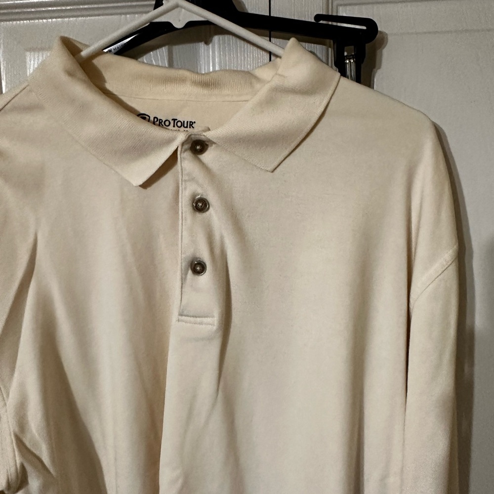 Men's Cream Polo Shirt